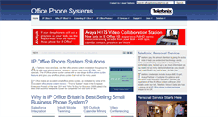 Desktop Screenshot of officephonesystem.co.uk